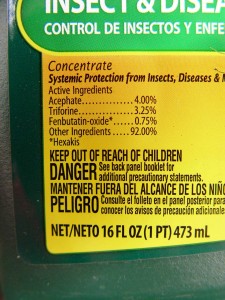 All kinds of important information is listed on a pesticide label.