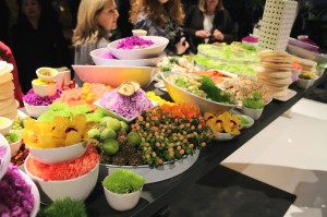 The King's Table... a Korean floral buffet.