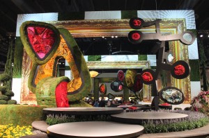 One of the main-entry gardens at the 2014 Philadelphia International Flower Show.