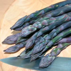 Asparagus is one of the few veggies that don't need to be replanted each season.