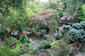 Morris Arboretum's outdoor garden railway is its signature attraction.