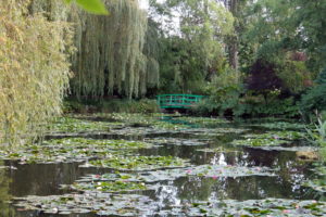 The bridge at Giverny is one of the most photographed garden scenes in the world.